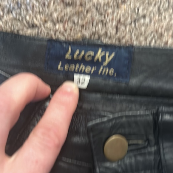 Lucky Leather Pants fit like Levi’s 511 Jeans - Picture 4 of 4